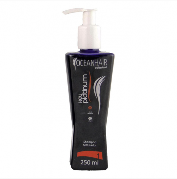 Shampoo Matizador KEY PLATINUM OCEAN HAIR Professional 250ml