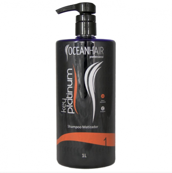 Shampoo Matizador KEY PLATINUM OCEAN HAIR Professional 1L