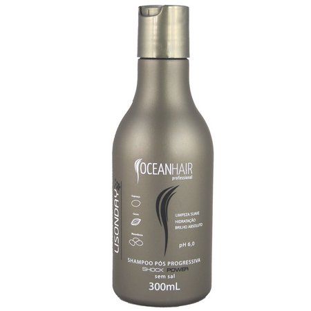 SHAMPOO PÓS PROGRESSIVA SHOCK POWER LISONDAY OCEAN HAIR PRO 300ml